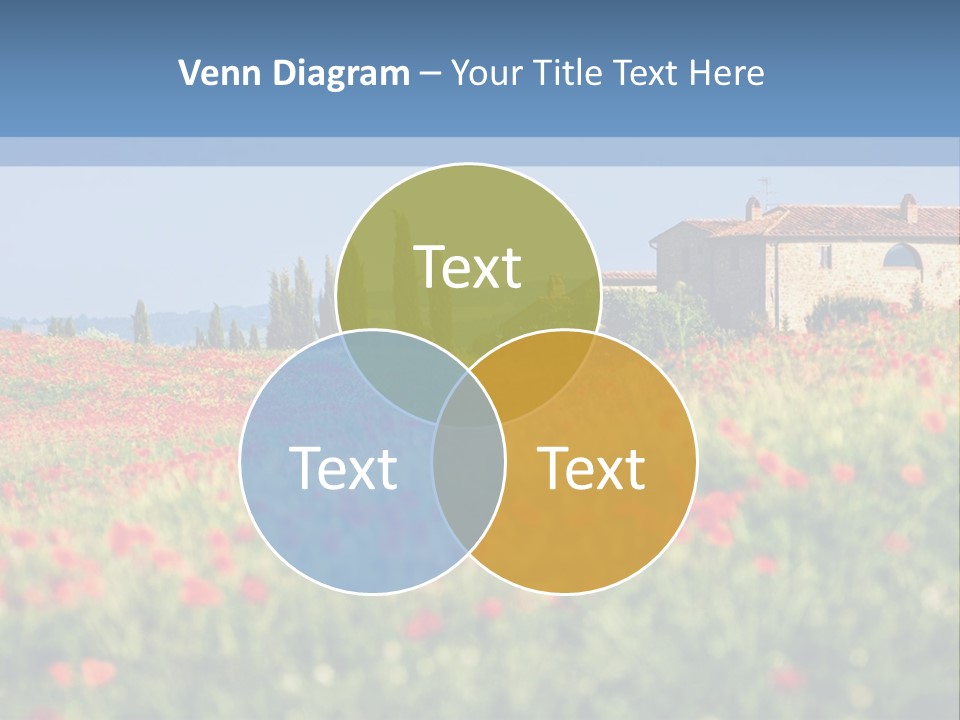 Tree Redness Flower PowerPoint Template