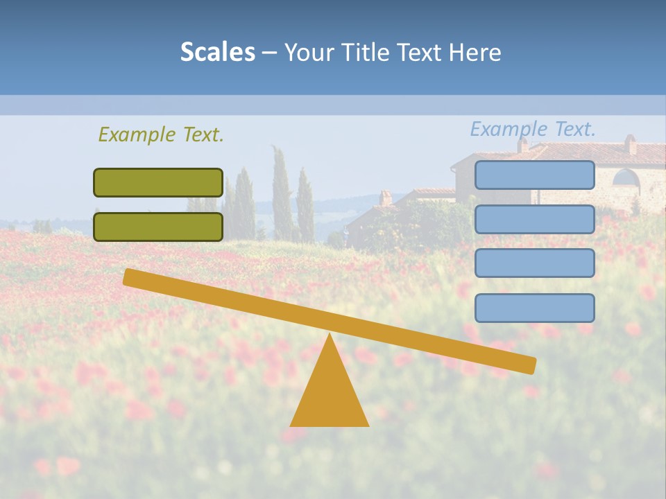 Tree Redness Flower PowerPoint Template