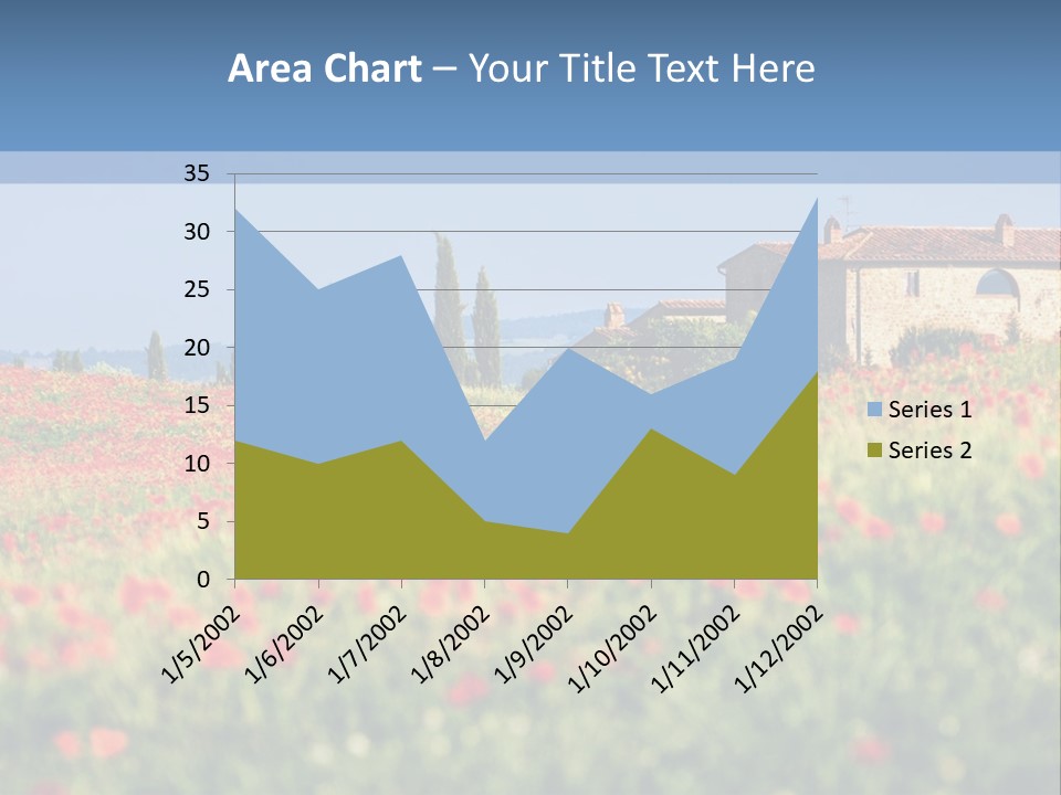 Tree Redness Flower PowerPoint Template