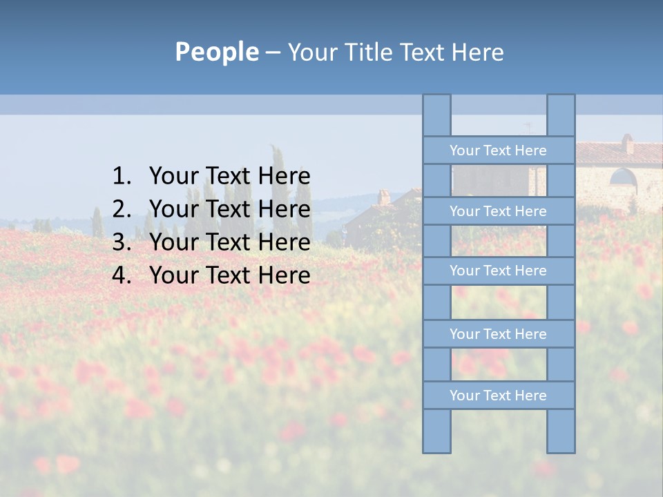 Tree Redness Flower PowerPoint Template