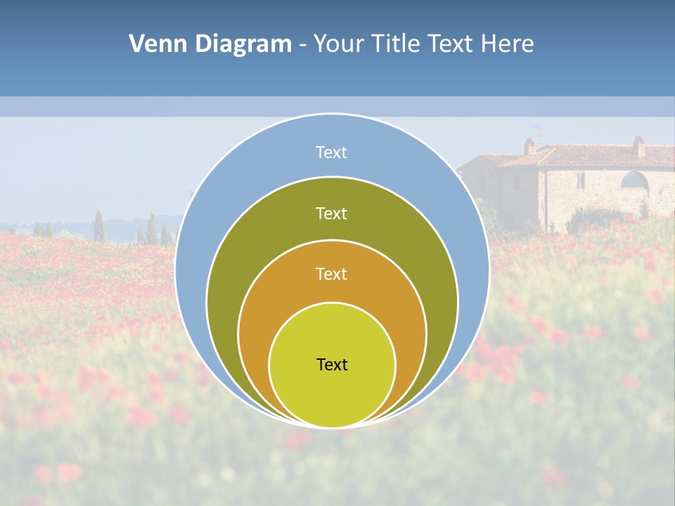 Tree Redness Flower PowerPoint Template
