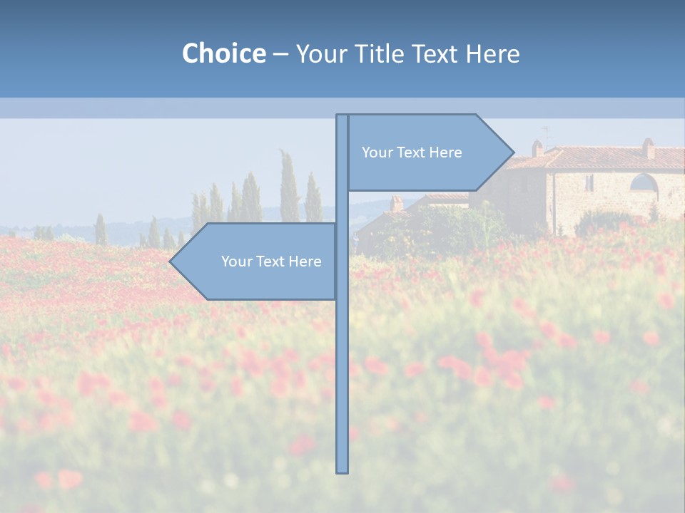 Tree Redness Flower PowerPoint Template