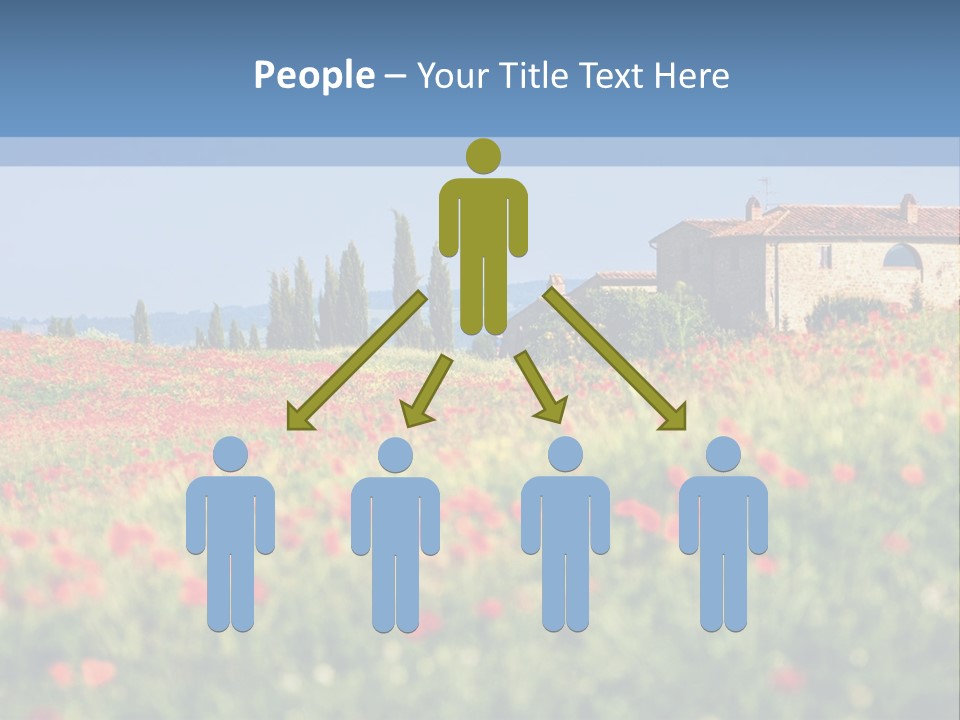 Tree Redness Flower PowerPoint Template