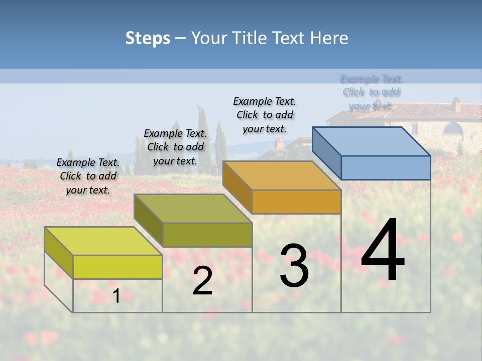 Tree Redness Flower PowerPoint Template