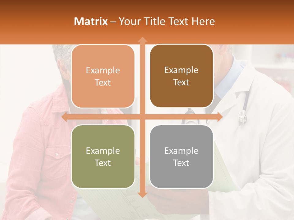 Healthcare Woman Senior PowerPoint Template