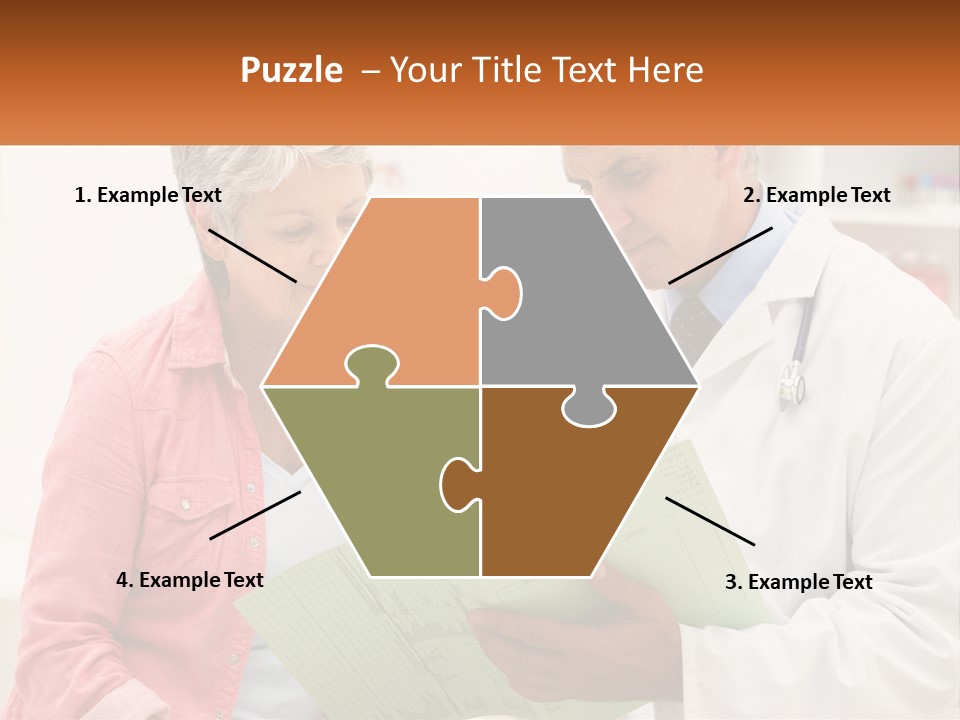 Healthcare Woman Senior PowerPoint Template