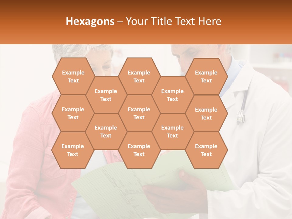 Healthcare Woman Senior PowerPoint Template