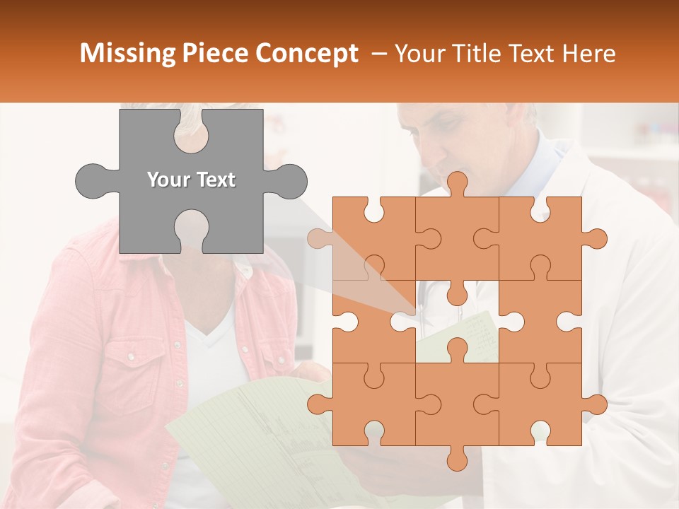 Healthcare Woman Senior PowerPoint Template