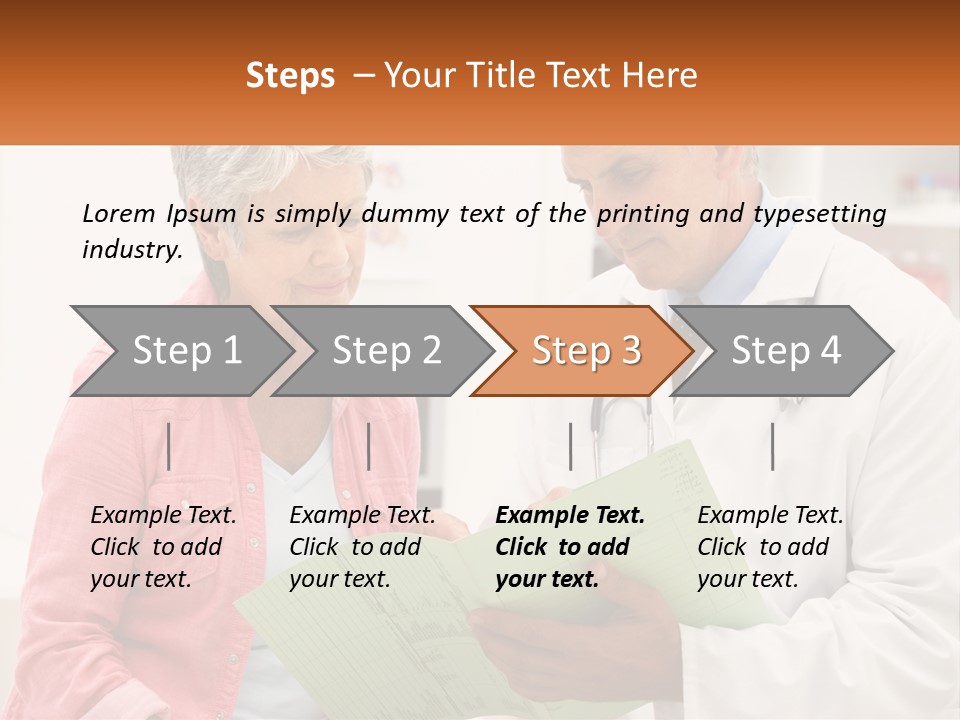 Healthcare Woman Senior PowerPoint Template