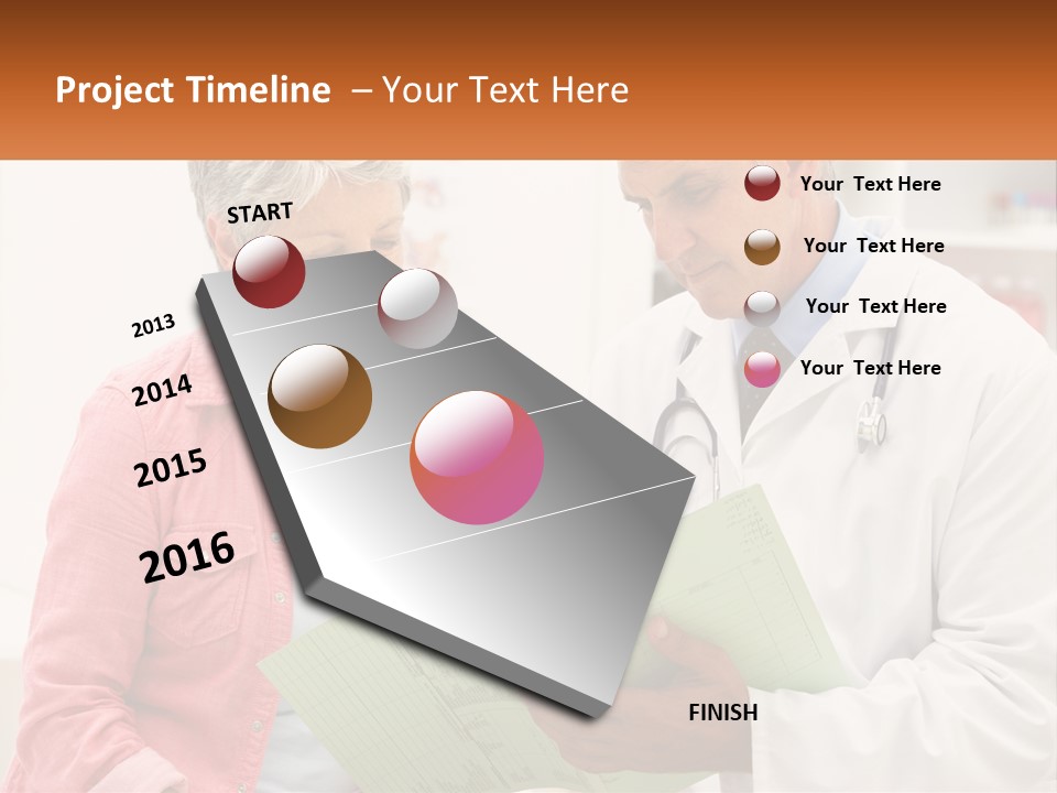 Healthcare Woman Senior PowerPoint Template