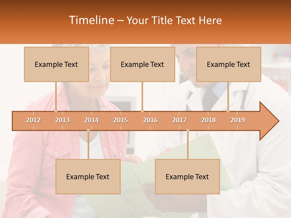 Healthcare Woman Senior PowerPoint Template