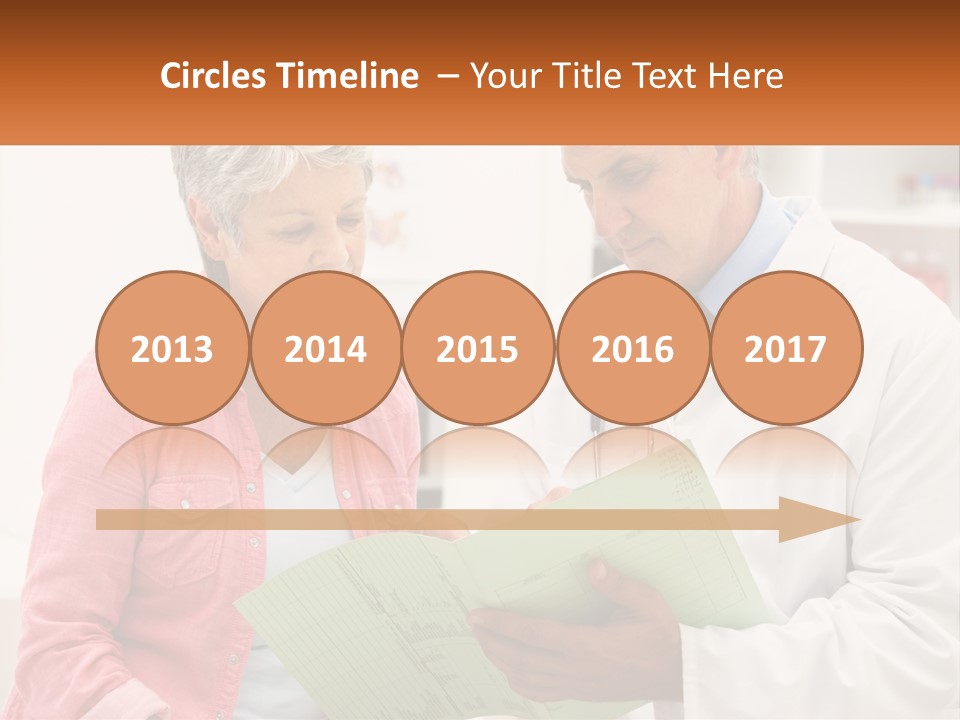 Healthcare Woman Senior PowerPoint Template