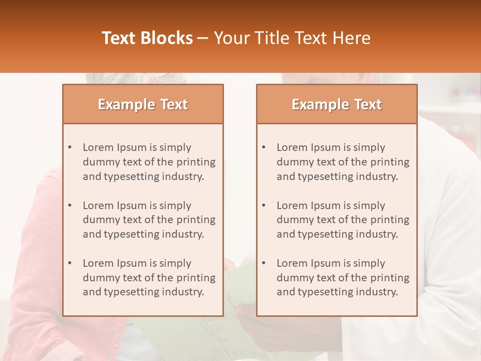 Healthcare Woman Senior PowerPoint Template