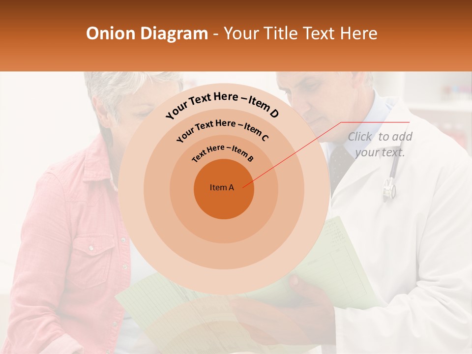 Healthcare Woman Senior PowerPoint Template