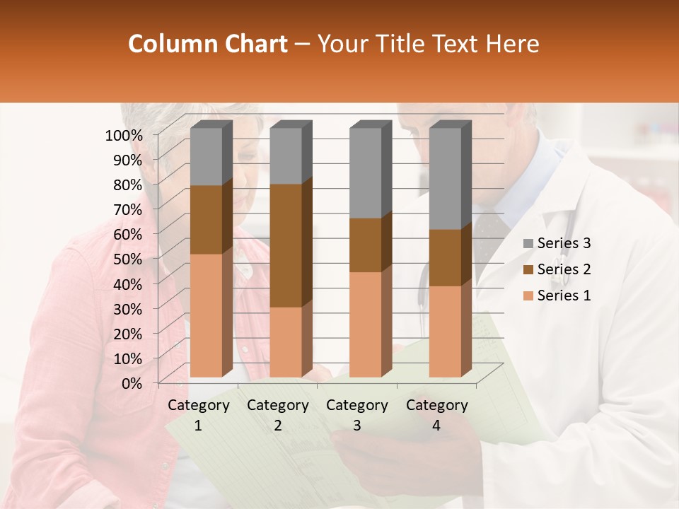 Healthcare Woman Senior PowerPoint Template