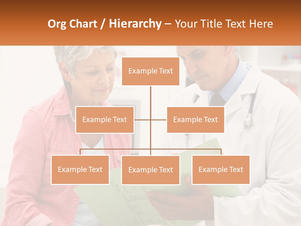 Healthcare Woman Senior PowerPoint Template