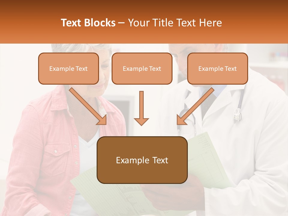 Healthcare Woman Senior PowerPoint Template