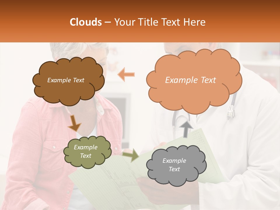 Healthcare Woman Senior PowerPoint Template