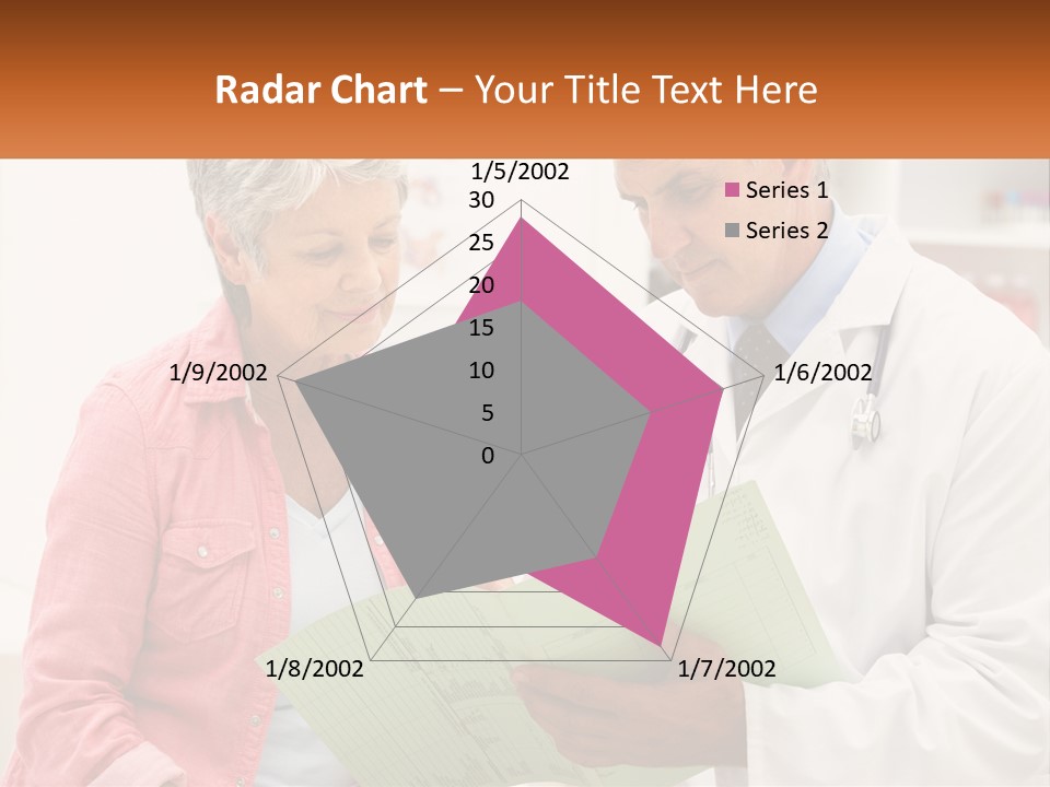 Healthcare Woman Senior PowerPoint Template