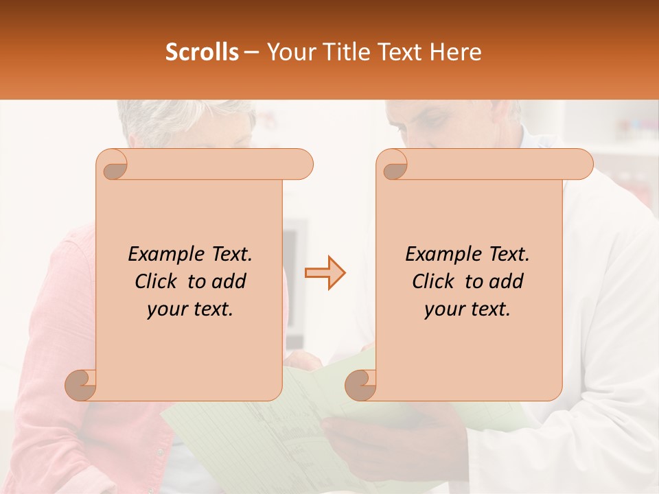 Healthcare Woman Senior PowerPoint Template
