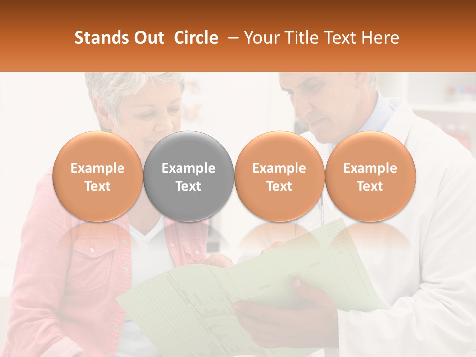 Healthcare Woman Senior PowerPoint Template