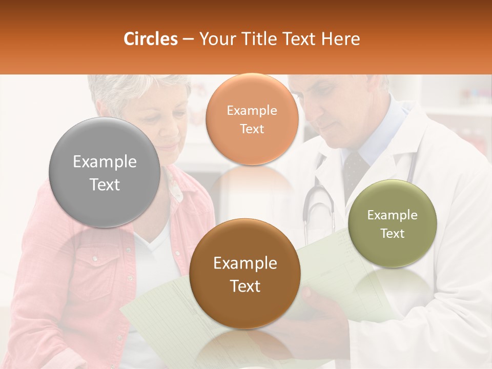 Healthcare Woman Senior PowerPoint Template