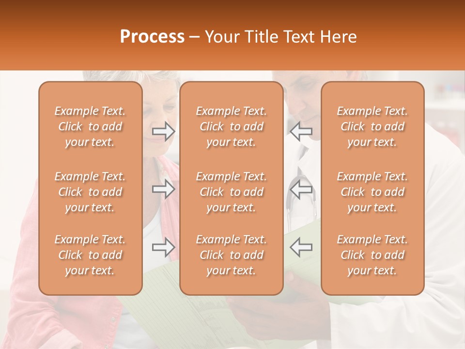 Healthcare Woman Senior PowerPoint Template
