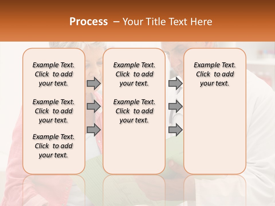 Healthcare Woman Senior PowerPoint Template