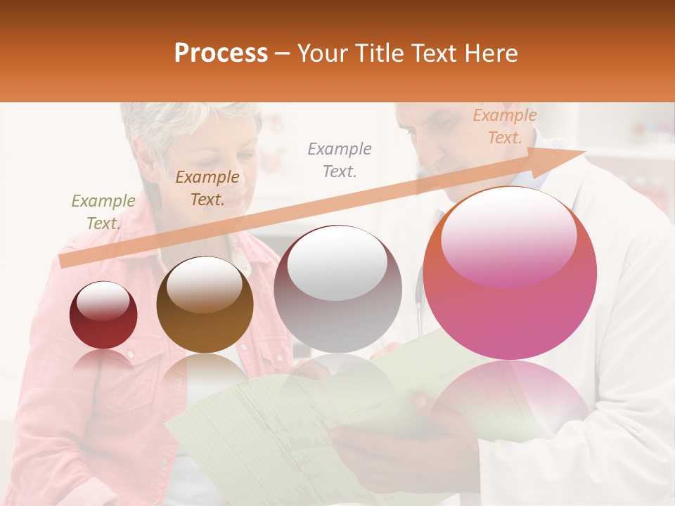 Healthcare Woman Senior PowerPoint Template