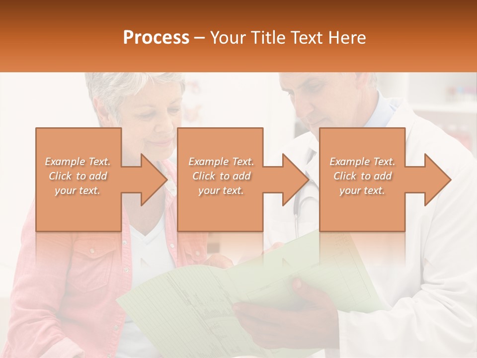 Healthcare Woman Senior PowerPoint Template
