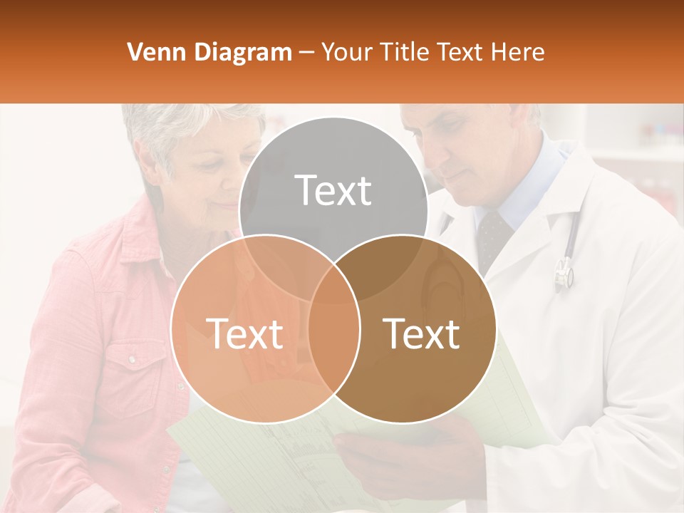 Healthcare Woman Senior PowerPoint Template