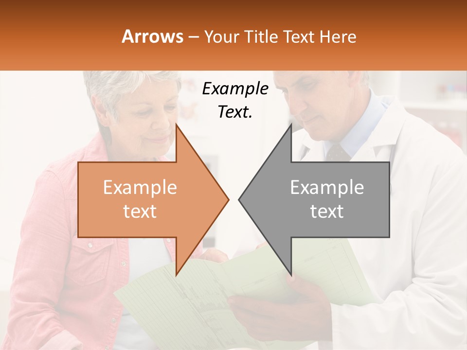 Healthcare Woman Senior PowerPoint Template