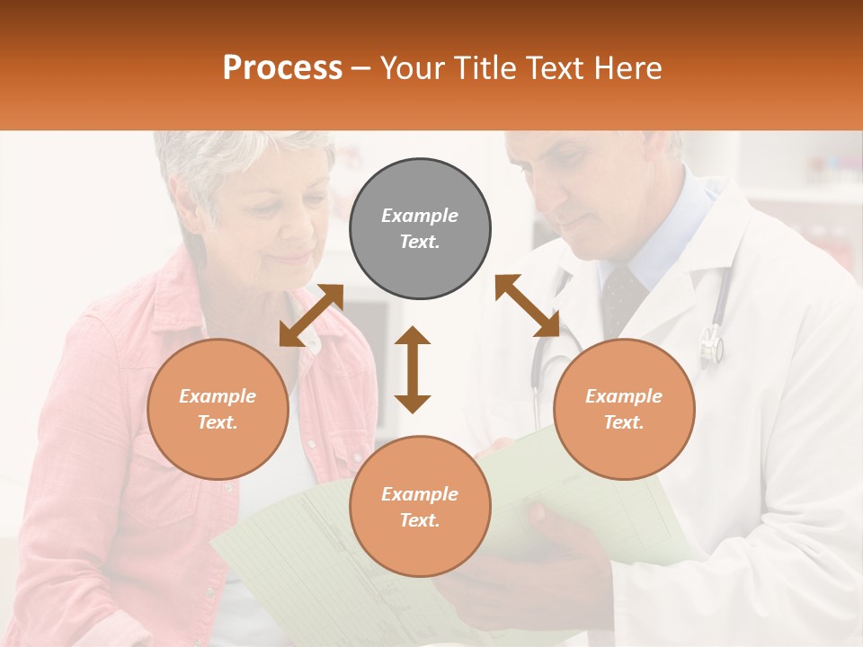 Healthcare Woman Senior PowerPoint Template