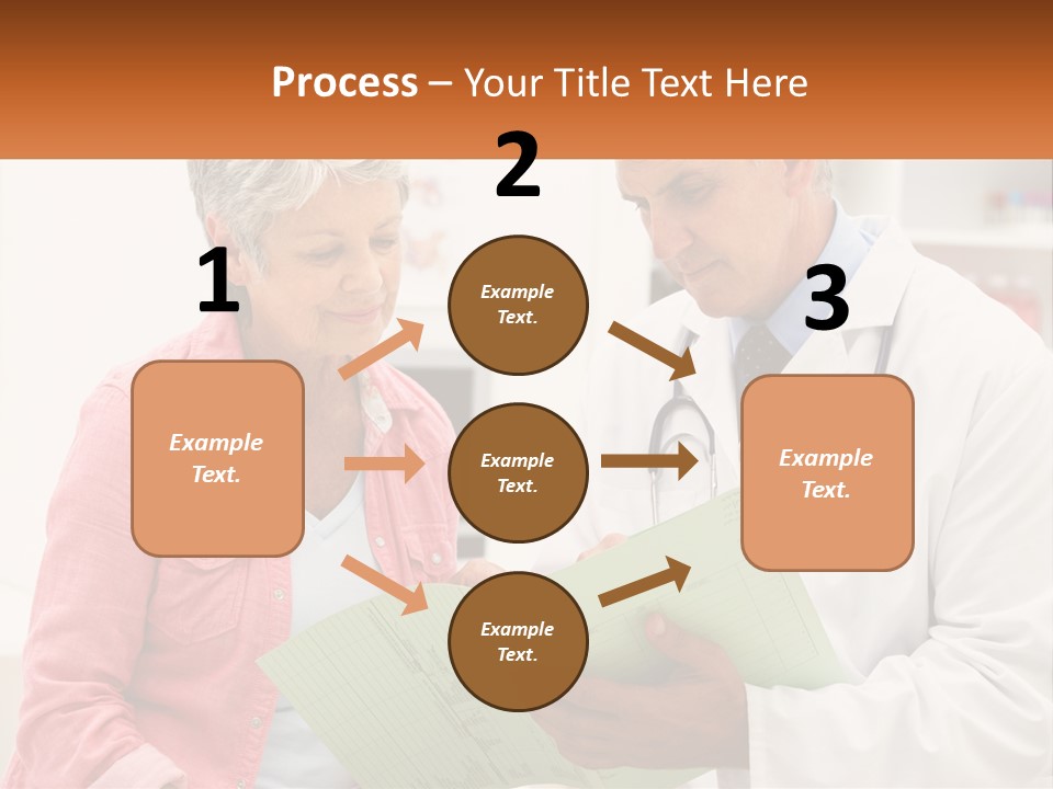 Healthcare Woman Senior PowerPoint Template