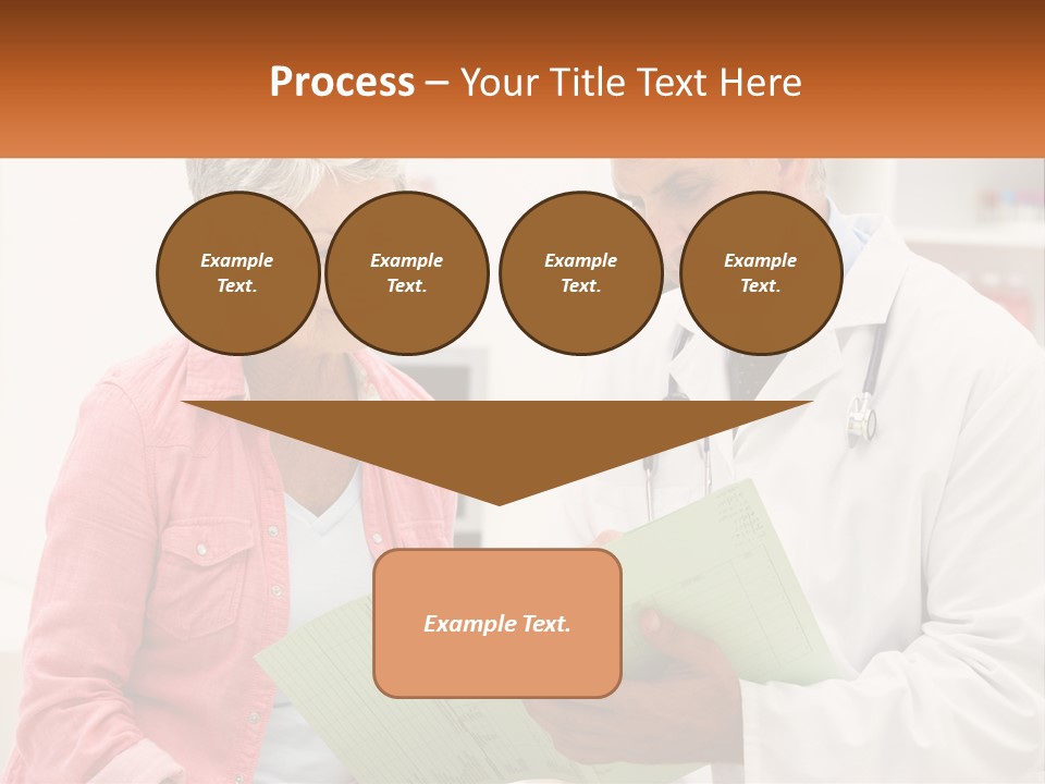 Healthcare Woman Senior PowerPoint Template