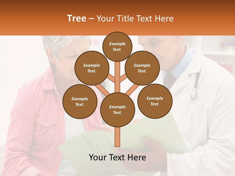 Healthcare Woman Senior PowerPoint Template