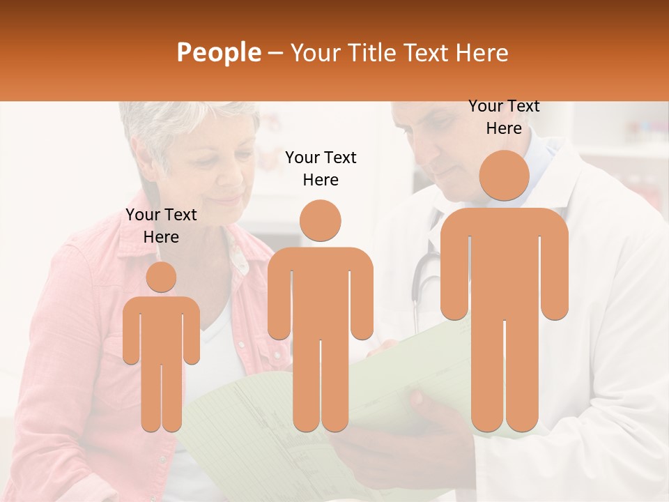 Healthcare Woman Senior PowerPoint Template