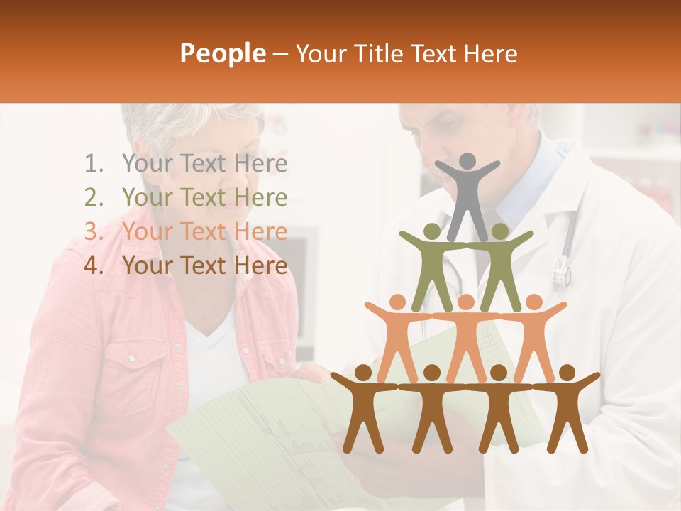 Healthcare Woman Senior PowerPoint Template