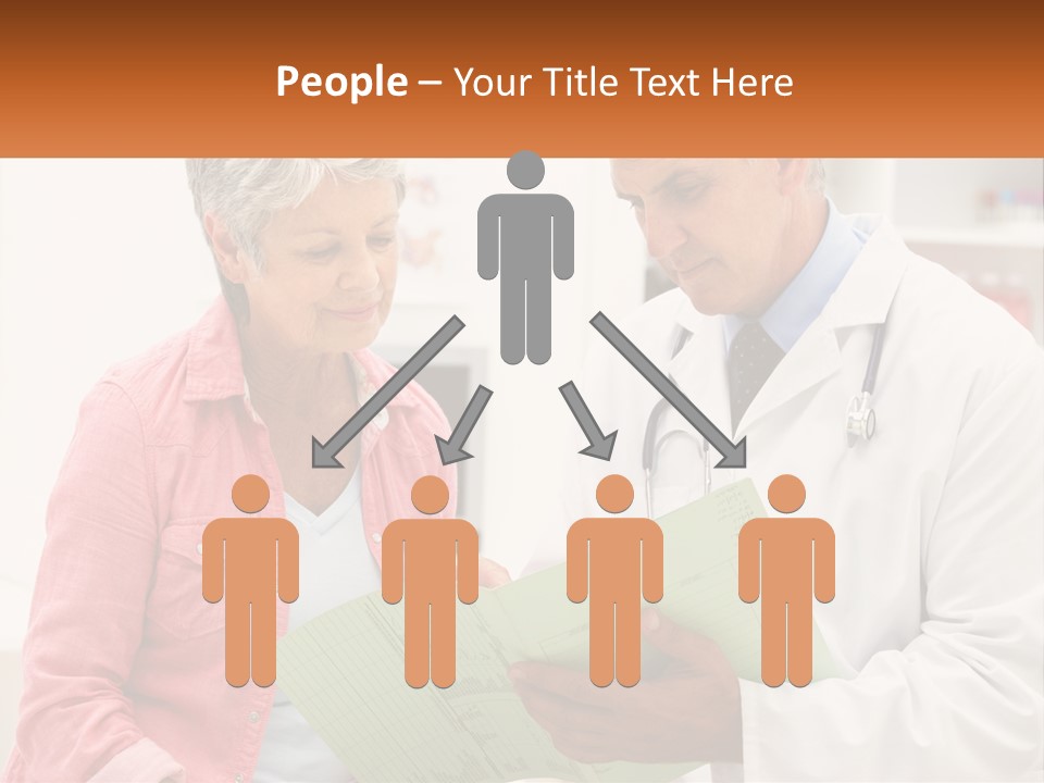Healthcare Woman Senior PowerPoint Template