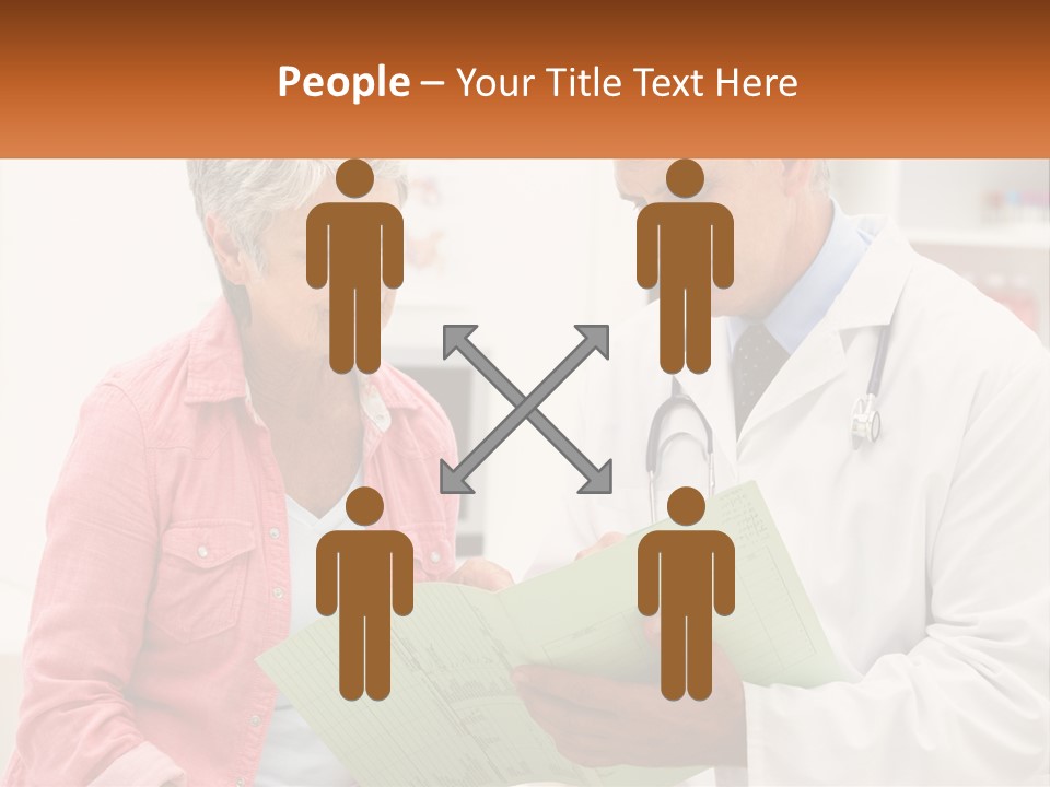 Healthcare Woman Senior PowerPoint Template