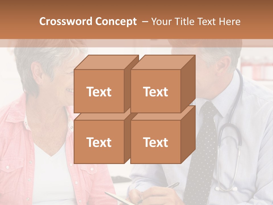Indoors Smiling Checkup PowerPoint Template