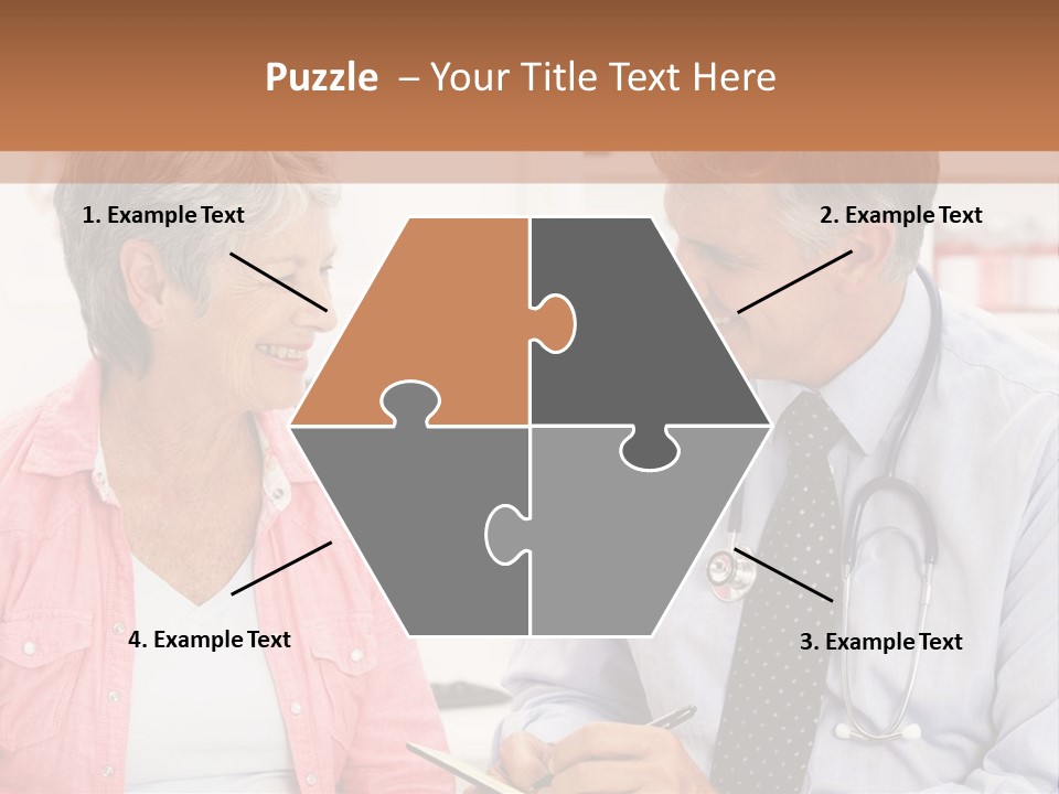 Indoors Smiling Checkup PowerPoint Template