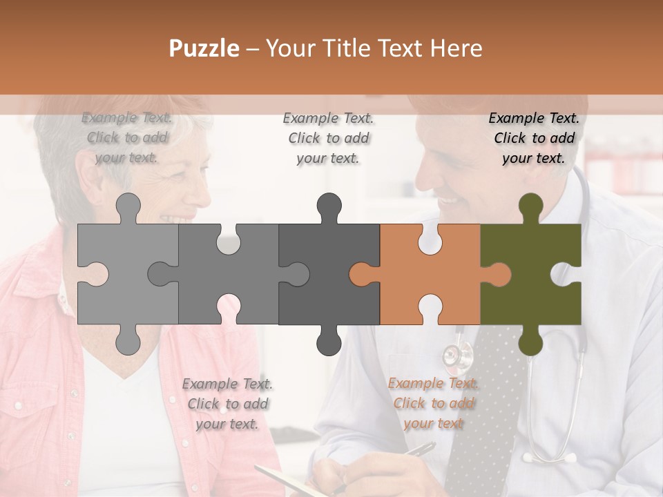 Indoors Smiling Checkup PowerPoint Template