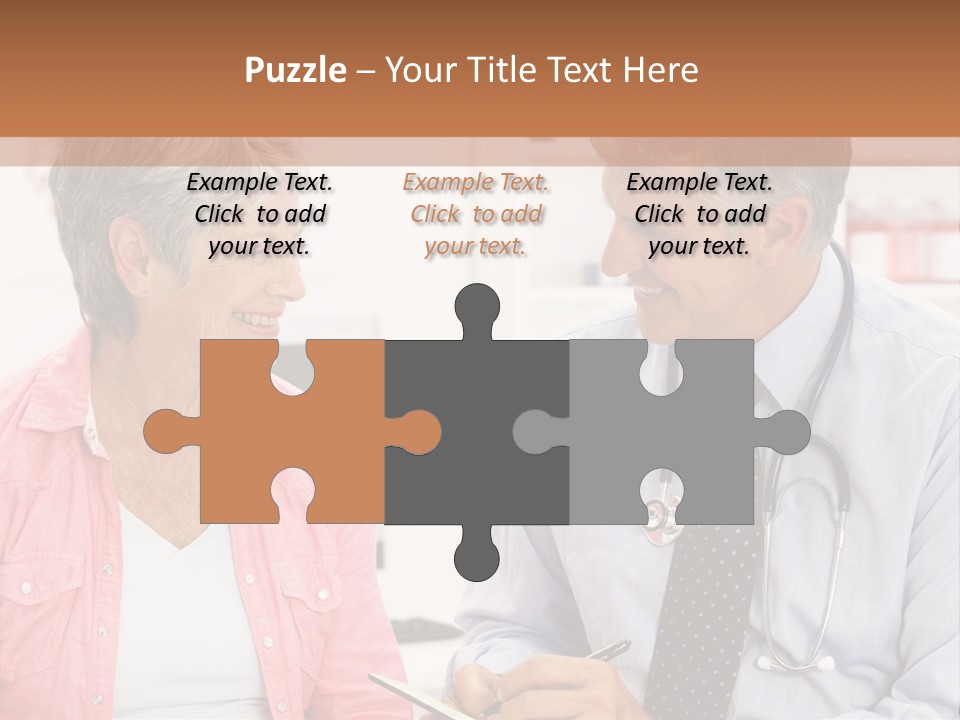 Indoors Smiling Checkup PowerPoint Template