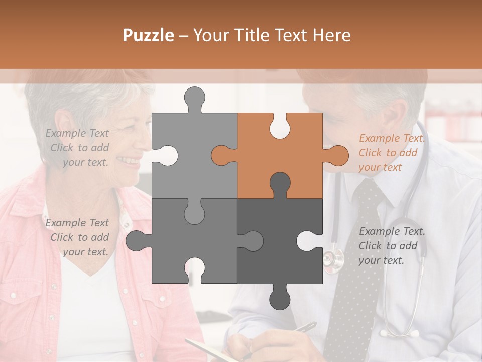 Indoors Smiling Checkup PowerPoint Template