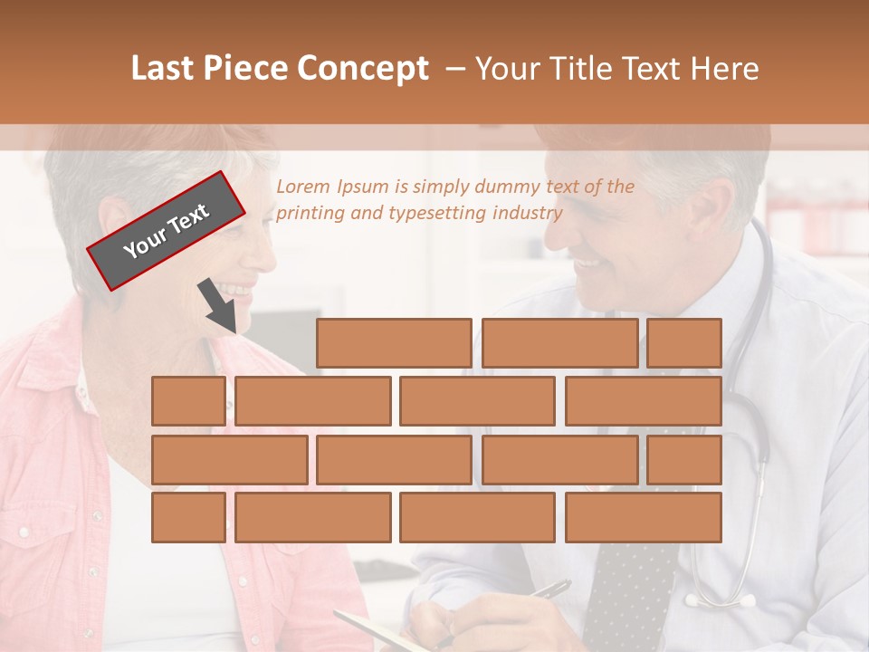 Indoors Smiling Checkup PowerPoint Template
