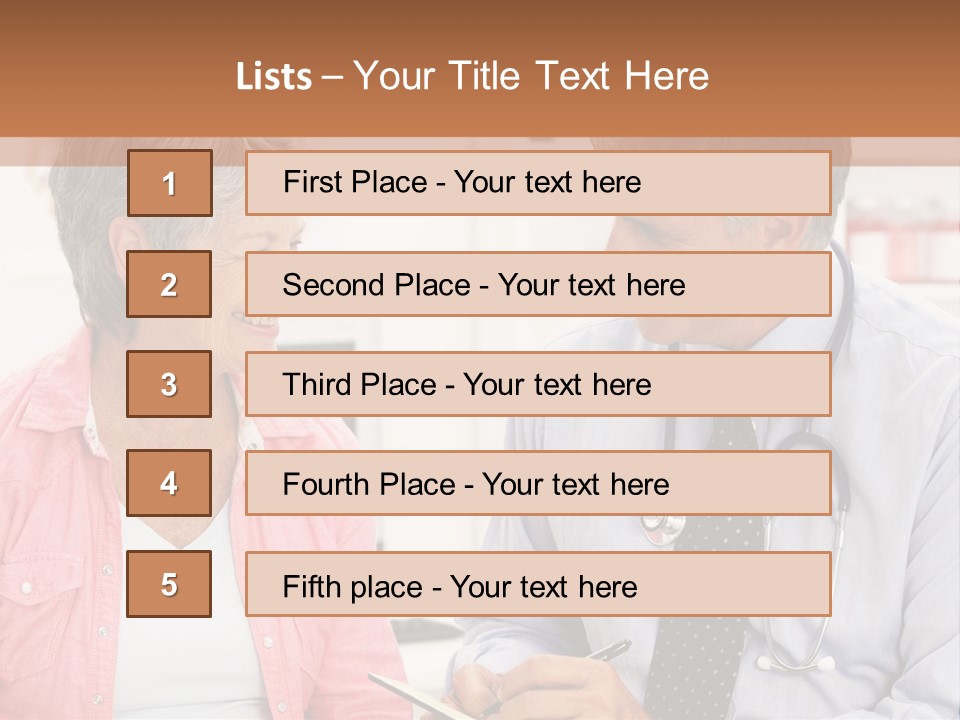 Indoors Smiling Checkup PowerPoint Template