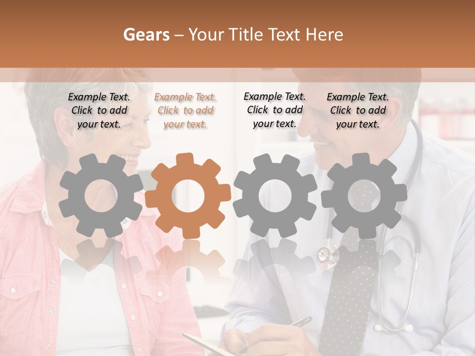 Indoors Smiling Checkup PowerPoint Template