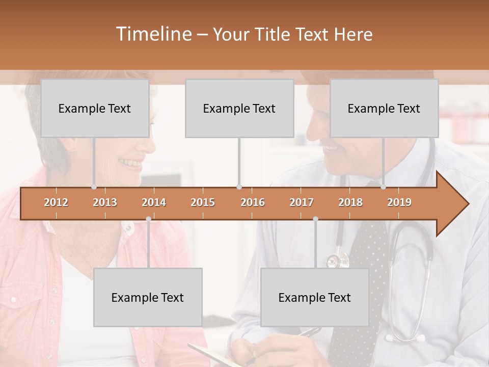 Indoors Smiling Checkup PowerPoint Template