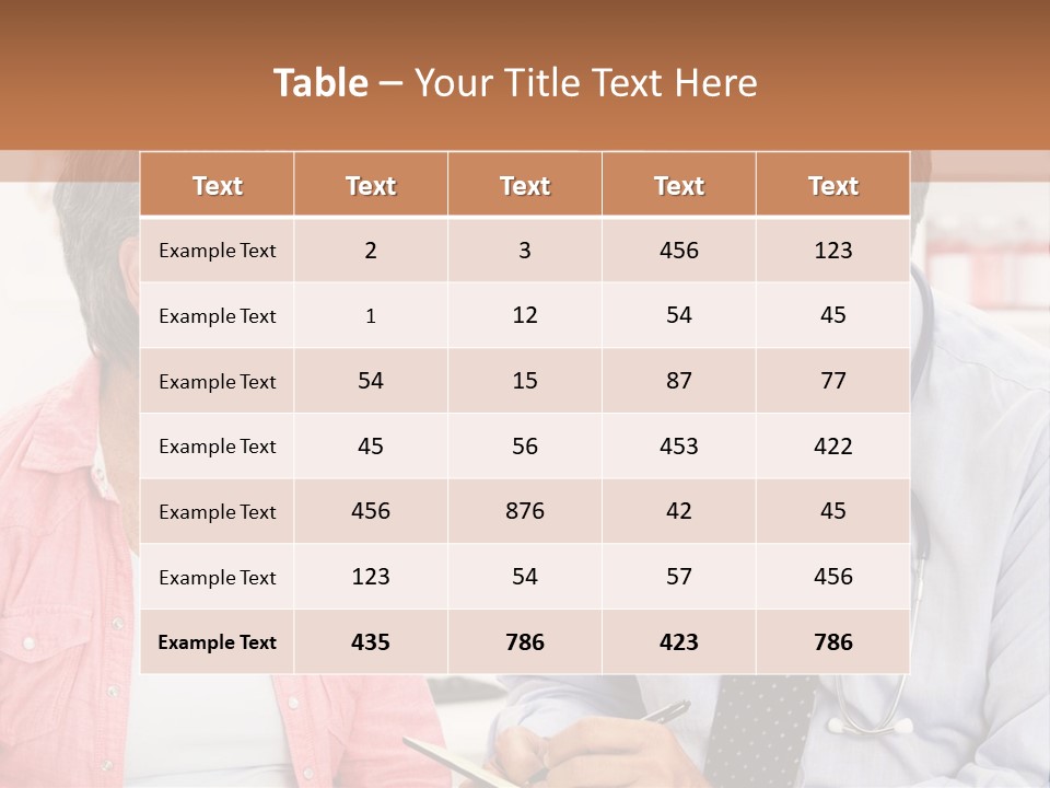 Indoors Smiling Checkup PowerPoint Template
